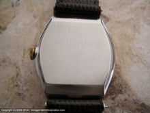 Load image into Gallery viewer, Stunning Two-Tone Dial Barrel Shape Rose Gold Benrus, Manual, 28x37mm