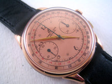 Load image into Gallery viewer, Breitling Venus 175 Salmon Deco Dial, Chronograph, Huge 38mm