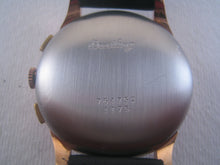 Load image into Gallery viewer, Breitling Venus 175 Salmon Deco Dial, Chronograph, Huge 38mm