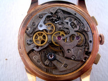 Load image into Gallery viewer, Breitling Venus 175 Salmon Deco Dial, Chronograph, Huge 38mm