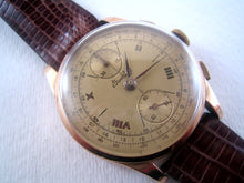 Load image into Gallery viewer, 18K Rose Gold Breitling Rare Venus 170 Beauty, Chronograph, Huge 38mm