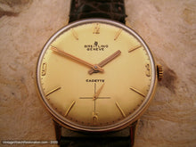 Load image into Gallery viewer, Breitling Cadette with Yellow Gold Dial, Manual, Large 35mm