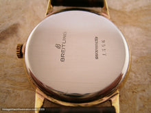 Load image into Gallery viewer, Breitling Cadette with Yellow Gold Dial, Manual, Large 35mm