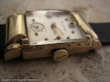 Load image into Gallery viewer, Early 1950s Bulova Decorative Case with Ruby Markers, Manual, 22x36mm