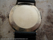 Load image into Gallery viewer, Classic 1960 Bulova with Gold Textured Dial, Manual, Large 34mm