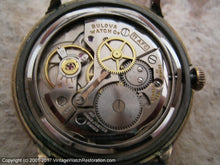 Load image into Gallery viewer, Classic 1960 Bulova with Gold Textured Dial, Manual, Large 34mm
