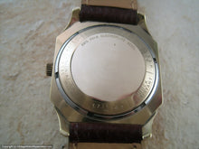 Load image into Gallery viewer, Quintecential Sixties Styling Asymetric Bulova with Textured Case and Dial, Automatic, 31x31