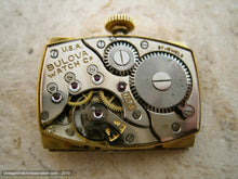 Load image into Gallery viewer, Bulova Fifth Avenue Deco Tank Gem, Manual, 22x39mm