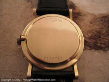 Load image into Gallery viewer, Birkshire model with a WOW Rare Black Dial Bulova with Raised Silver Deco Numbers around Bezel, Manual, 31mm