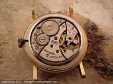 Load image into Gallery viewer, Birkshire model with a WOW Rare Black Dial Bulova with Raised Silver Deco Numbers around Bezel, Manual, 31mm