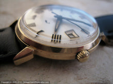 Load image into Gallery viewer, Bulova Black and Gold Roman Modern Dial, Manual, 33mm