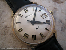 Load image into Gallery viewer, Bulova Black and Gold Roman Modern Dial, Manual, 33mm