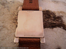 Load image into Gallery viewer, Tilt Shape Rose Gold Bulova with Rose Colored Dial, Manual, 22x34.5mm