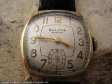 Load image into Gallery viewer, Bulova Square Tonneau Case with Ivory Dial, Manual, 27.5x35mm