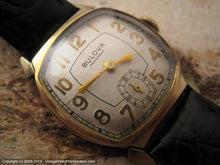 Load image into Gallery viewer, Bulova Square Tonneau Case with Ivory Dial, Manual, 27.5x35mm