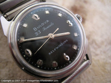 Load image into Gallery viewer, Bulova Minty 23 Jewels Self-Winding Black Dial Beauty, Automatic, 31mm