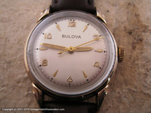 Load image into Gallery viewer, Mid Fifties Bulova with Stellar Dial and Decoratively Turned Lugs, Manual, 31.5mm