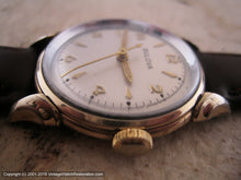 Load image into Gallery viewer, Mid Fifties Bulova with Stellar Dial and Decoratively Turned Lugs, Manual, 31.5mm