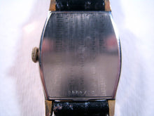 Load image into Gallery viewer, Bulova Tonneau Deco Black Dial, Manual, 27.5mm