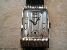 Load image into Gallery viewer, Fifth Avenue Art Deco Bulova Tank Gem, Manual, 21x38mm