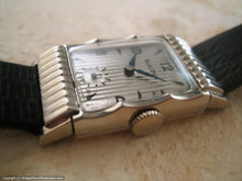 Load image into Gallery viewer, Fifth Avenue Art Deco Bulova Tank Gem, Manual, 21x38mm