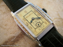 Load image into Gallery viewer, Gem Gold Dial Art Deco Bulova Tank, Manual, 25x39mm