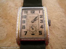 Load image into Gallery viewer, Original Ornate Bulova Tank, Manual, 25x37mm