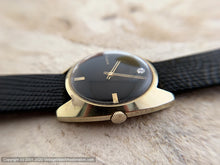 Load image into Gallery viewer, Bulova Black Dial with Diamond Marker at Twelve, Manual, 34x39.5mm