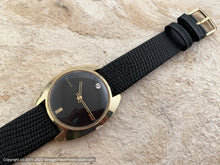 Load image into Gallery viewer, Bulova Black Dial with Diamond Marker at Twelve, Manual, 34x39.5mm