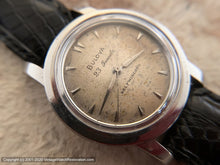 Load image into Gallery viewer, Bulova Mid-Fifties 23 Jewels in Beefy Case and Tropical Dial, Auto, Lrg 34mm
