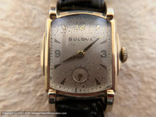 Load image into Gallery viewer, Bulova in Lovely "Stepped" Case, Manual, 26x35.5mm