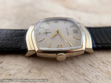 Load image into Gallery viewer, Bulova with Ivory Dial in Chevron Style Case, Manual, 29x34mm