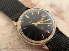 Load image into Gallery viewer, Bulova with Stunning Black Dial and Date, Automatic, 33mm