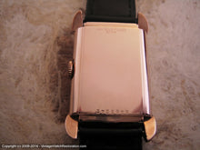 Load image into Gallery viewer, Sweet Bulova Rose Gold Dial with Deco Pyramid Tip Case, Manual, 21.5x38mm