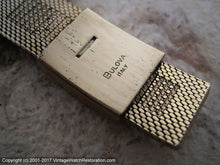 Load image into Gallery viewer, Bulova 'Slimline' Charcoal Gray Dial with Date and Amazing Mesh Bracelet (OC), Manual, 34mm