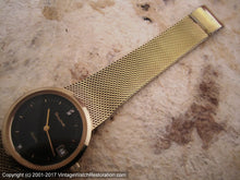 Load image into Gallery viewer, Bulova 'Slimline' Charcoal Gray Dial with Date and Amazing Mesh Bracelet (OC), Manual, 34mm