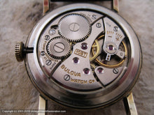Load image into Gallery viewer, Fifties Era Bulova 'Air King' Black Dial Deco Style, Manual, 30.5mm
