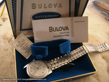 Load image into Gallery viewer, Gem Bulova 21 Jewel in Original Box with Tags, Manual, 34mm