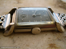 Load image into Gallery viewer, Rare 14K White Gold Bulova with Kreisler Woven Mesh Bracelet, Manual, 21.5x39.5mm