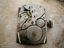 Load image into Gallery viewer, Rare 14K White Gold Bulova with Kreisler Woven Mesh Bracelet, Manual, 21.5x39.5mm