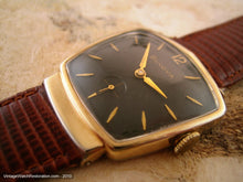 Load image into Gallery viewer, Sixties Jetson Style TV Shape Black Dial Bulova, Manual, Asymmetrical, TV