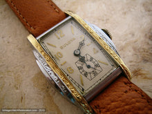Load image into Gallery viewer, Fantastically Decorative Stepped Design Bulova, Manual, 27x37mm