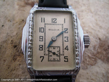 Load image into Gallery viewer, Art Deco Stepped Case Bulova, Manual, 26x37mm