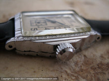 Load image into Gallery viewer, Art Deco Stepped Case Bulova, Manual, 26x37mm