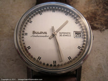 Load image into Gallery viewer, Amazing Bulova Ambassador with Date, Manual, Very Large 35.5mm