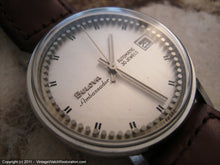 Load image into Gallery viewer, Amazing Bulova Ambassador with Date, Manual, Very Large 35.5mm