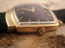 Load image into Gallery viewer, Spotless Bulova TV-Shaped Case with Black Dial, Manual, Assymetrical