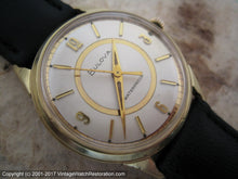 Load image into Gallery viewer, Funky Mid-Sixties Bulova with Golden Circle Dial Design , Manual, 32mm