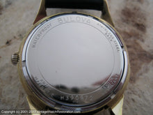 Load image into Gallery viewer, Funky Mid-Sixties Bulova with Golden Circle Dial Design , Manual, 32mm