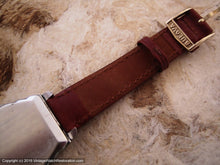 Load image into Gallery viewer, Bulova Rare 'President' Model with Rotary Second Dial in Stepped Case, Manual, 25.5x33mmmm